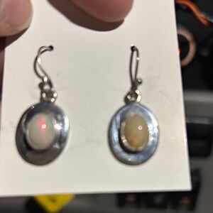 Ethiopian Opal Earrings